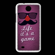 Coque HTC Desire 300 Life It's a game Rose ZG