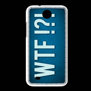 Coque HTC Desire 300 WTF bleu ZG