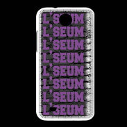 Coque HTC Desire 300 L'seum violet