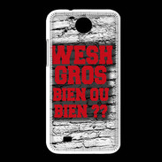 Coque HTC Desire 300 Wesh Gros Rouge