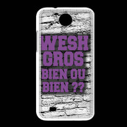 Coque HTC Desire 300 Wesh Gros Violet