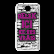 Coque HTC Desire 300 Belek Ici Violet