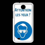 Coque HTC Desire 300 Attention les yeux PR