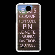 Coque HTC Desire 300 Code pin rose ZG