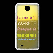 Coque HTC Desire 300 Confiance et mensonge ZG