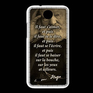 Coque HTC Desire 300 Il faut aimer VH ZG
