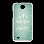 Coque HTC Desire 300 Vélo Boulot Dodo Vert ZG
