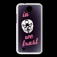 Coque HTC Desire 300 In Catch We trust Rouge ZG
