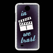 Coque HTC Desire 300 In Ciné We trust Bleu ZG