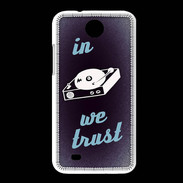Coque HTC Desire 300 In DJ We trust Bleu ZG
