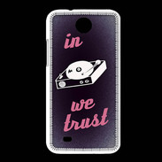 Coque HTC Desire 300 In DJ We trust Rouge ZG