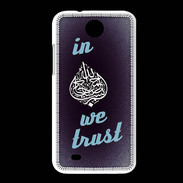 Coque HTC Desire 300 In Islam We trust Bleu ZG