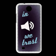 Coque HTC Desire 300 In Music We trust Bleu ZG