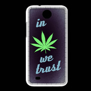 Coque HTC Desire 300 In Weed We trust Vert ZG