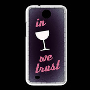Coque HTC Desire 300 In Wine We trust Rouge ZG