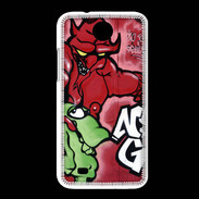 Coque HTC Desire 300 Enfer graffiti PB