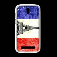Coque HTC Desire 500 Drapeau français vintage 2