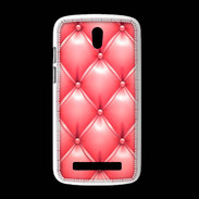 Coque HTC Desire 500 Capitonnage Rose