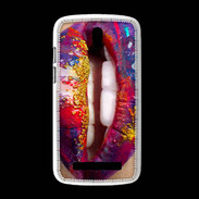 Coque HTC Desire 500 Lèvres multicouleurs