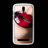 Coque HTC Desire 500 Bouche sexy et brillante