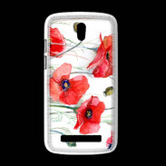 Coque HTC Desire 500 Fleurs en peinture 250