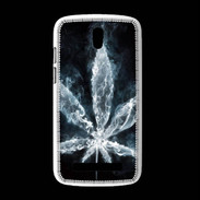 Coque HTC Desire 500 Feuille de cannabis en fumée