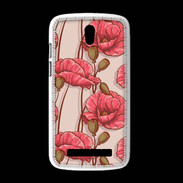 Coque HTC Desire 500 Fleurs vintage 2