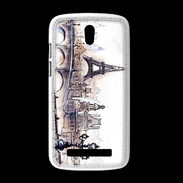 Coque HTC Desire 500 Vintage Paris en dessin