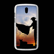 Coque HTC Desire 500 Silhouette d'un toréador