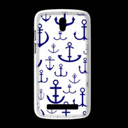 Coque HTC Desire 500 Dessin d'Ancre de Bateaux