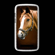 Coque HTC Desire 500 Portrait de cheval en peinture