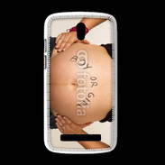 Coque HTC Desire 500 Femme enceinte ventre 