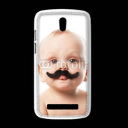 Coque HTC Desire 500 Bébé avec moustache