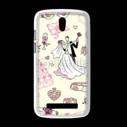 Coque HTC Desire 500 Thème mariage 1