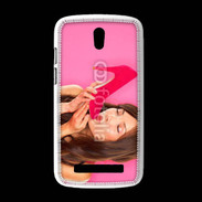 Coque HTC Desire 500 Femme asie glamour 2