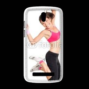 Coque HTC Desire 500 Femme asie sportive