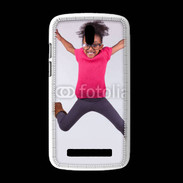 Coque HTC Desire 500 Jeune fille africaine joyeuse