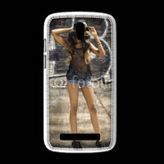Coque HTC Desire 500 Femme métisse hip hop r'n'b sexy