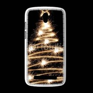 Coque HTC Desire 500 Sapin de noël feu d'artifice