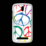 Coque HTC Desire 500 Symboles de paix 2