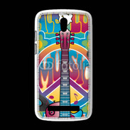 Coque HTC Desire 500 Peace love music 3