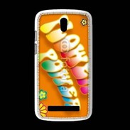 Coque HTC Desire 500 Flower power 4