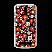 Coque HTC Desire 500 Fond motif floral 750 