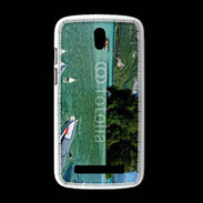 Coque HTC Desire 500 Barques sur le lac d'Annecy