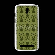 Coque HTC Desire 500 Fond tête de mort 7