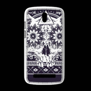 Coque HTC Desire 500 Fond tête de mort 11