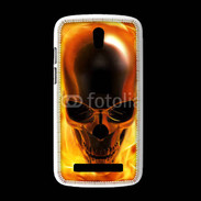 Coque HTC Desire 500 crâne en feu