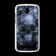 Coque HTC Desire 500 Tête de mort en fumée 5