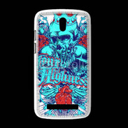 Coque HTC Desire 500 Tête de Mort Your Highness