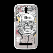 Coque HTC Desire 500 Tête de Mort Skull King
